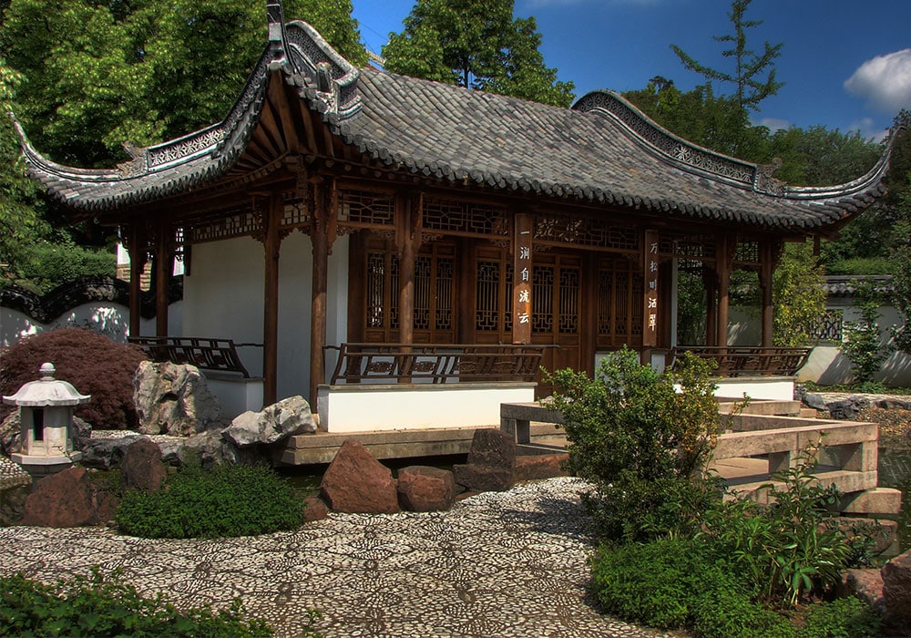 Chinesischer Garten Stuttgart.